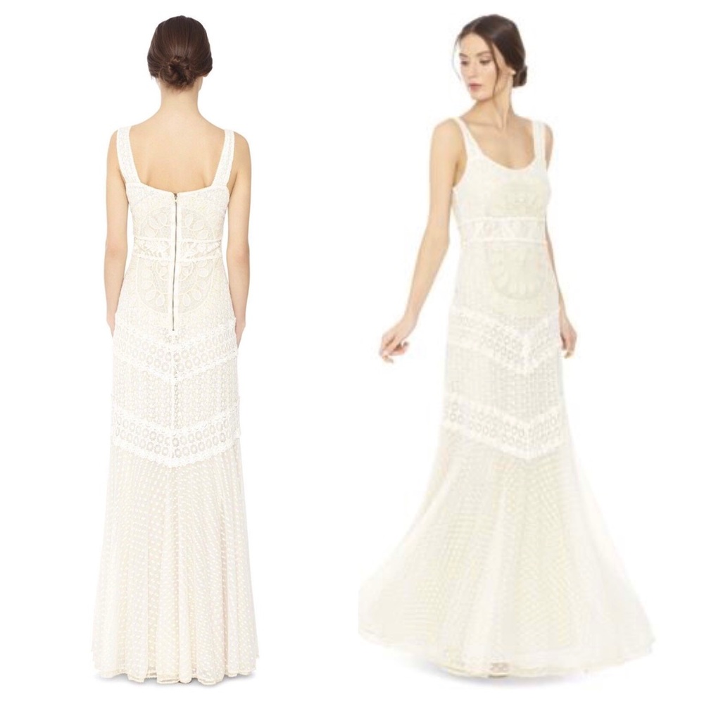 ALICE + OLIVIA Kimberly Sleeveless Embroidered Maxi Dress - Picture 2 of 13